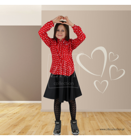 Spódniczki ze skajki matowe eleganckie 128-158 - 6 sztuk