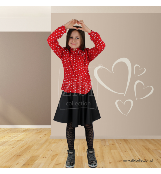 Spódniczki ze skajki matowe eleganckie 128-158 - 6 sztuk